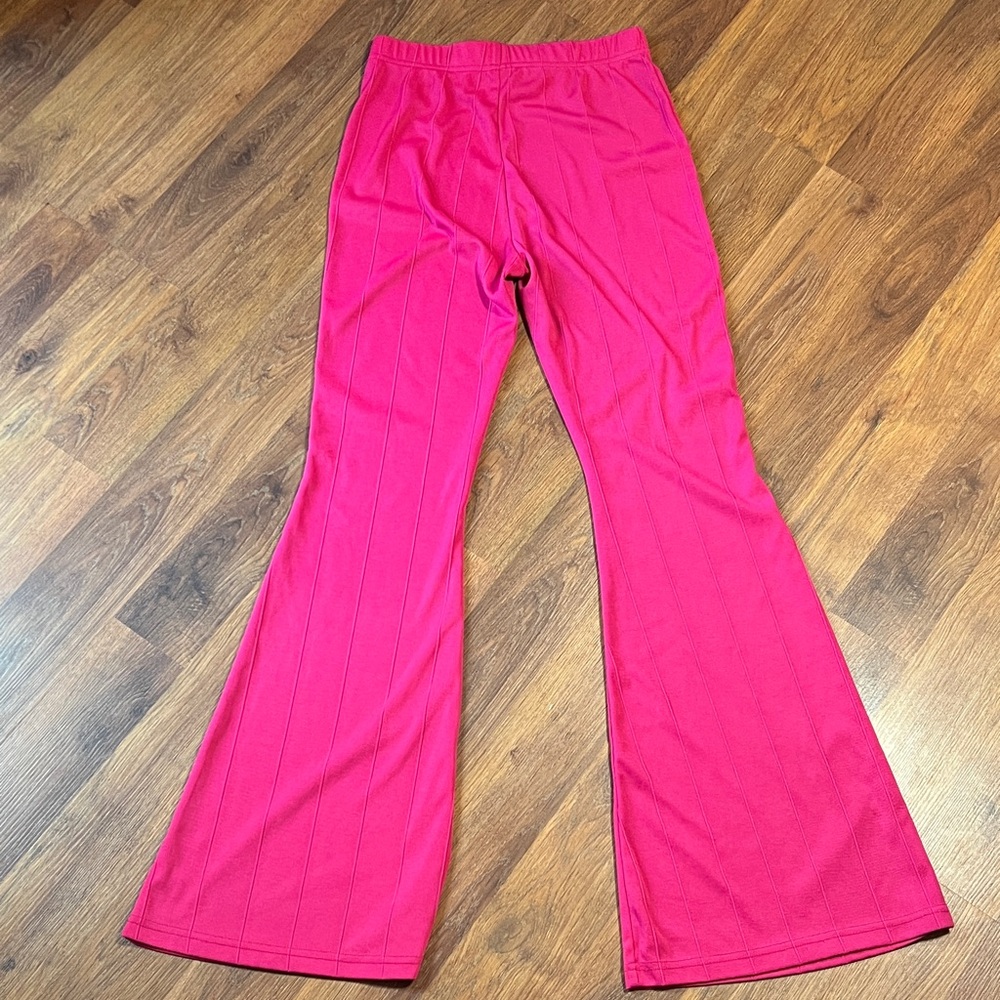 Pink Flare Women's Pants - Perfect for Barbie Costume - Picture 10 of 10